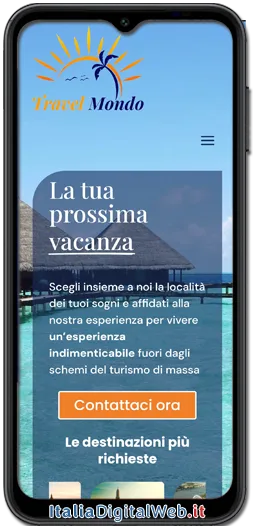 Sito di Agenzia Viaggi in versioni diverse