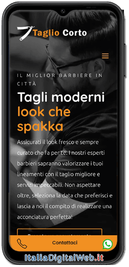 Sito per Barbiere in vari formati