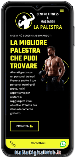Sito per Palestra in vari formati
