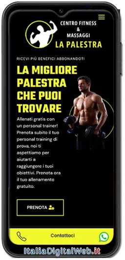 Sito per Palestra in vari formati