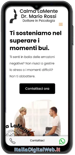 Sito Web a Rimini per Psicologo Versione Standard